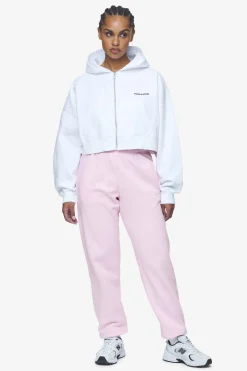 Pegador Pants|Villa High Waisted Sweat Pants White Gum Washed bubblegum