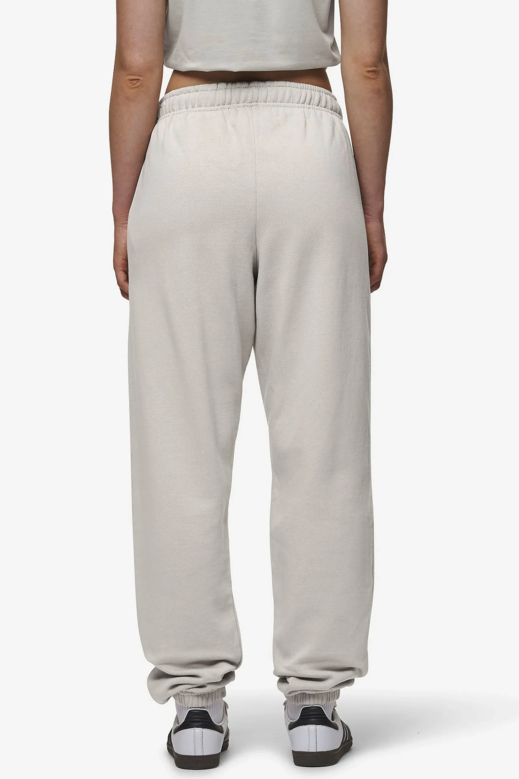 Pegador Pants|Villa High Waisted Sweat Pants Washed Moon Grey Black Gum