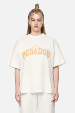 Pegador Tees|Wayruna Heavy Oversized Tee Washed Coconut Milk