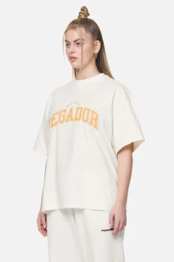Pegador Tees|Wayruna Heavy Oversized Tee Washed Coconut Milk