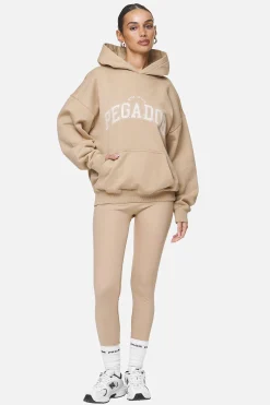 Pegador Hoodies|Wayruna Oversized Hoodie  Washed Safari Sand