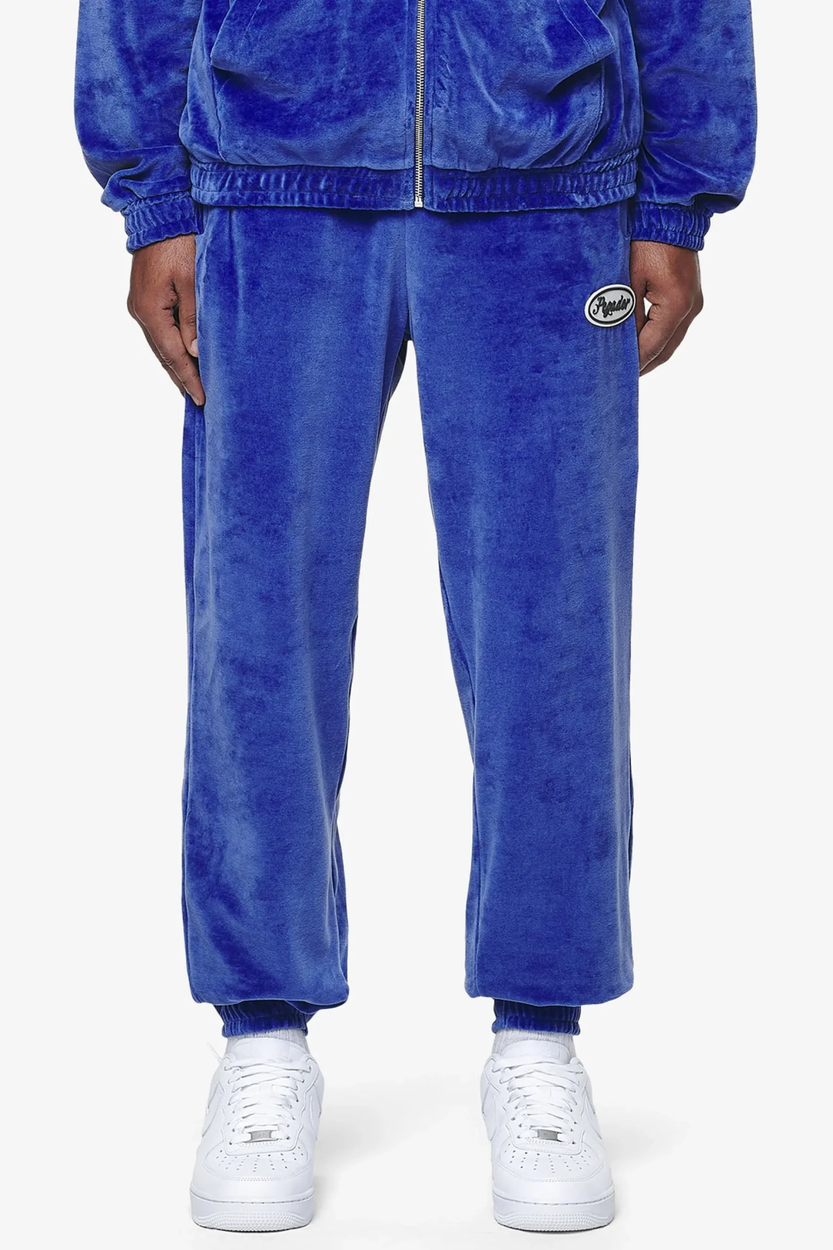 Pegador Pants & Joggers|Weaver Oversized Velour Pants Magic Violet