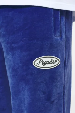 Pegador Pants & Joggers|Weaver Oversized Velour Pants Magic Violet