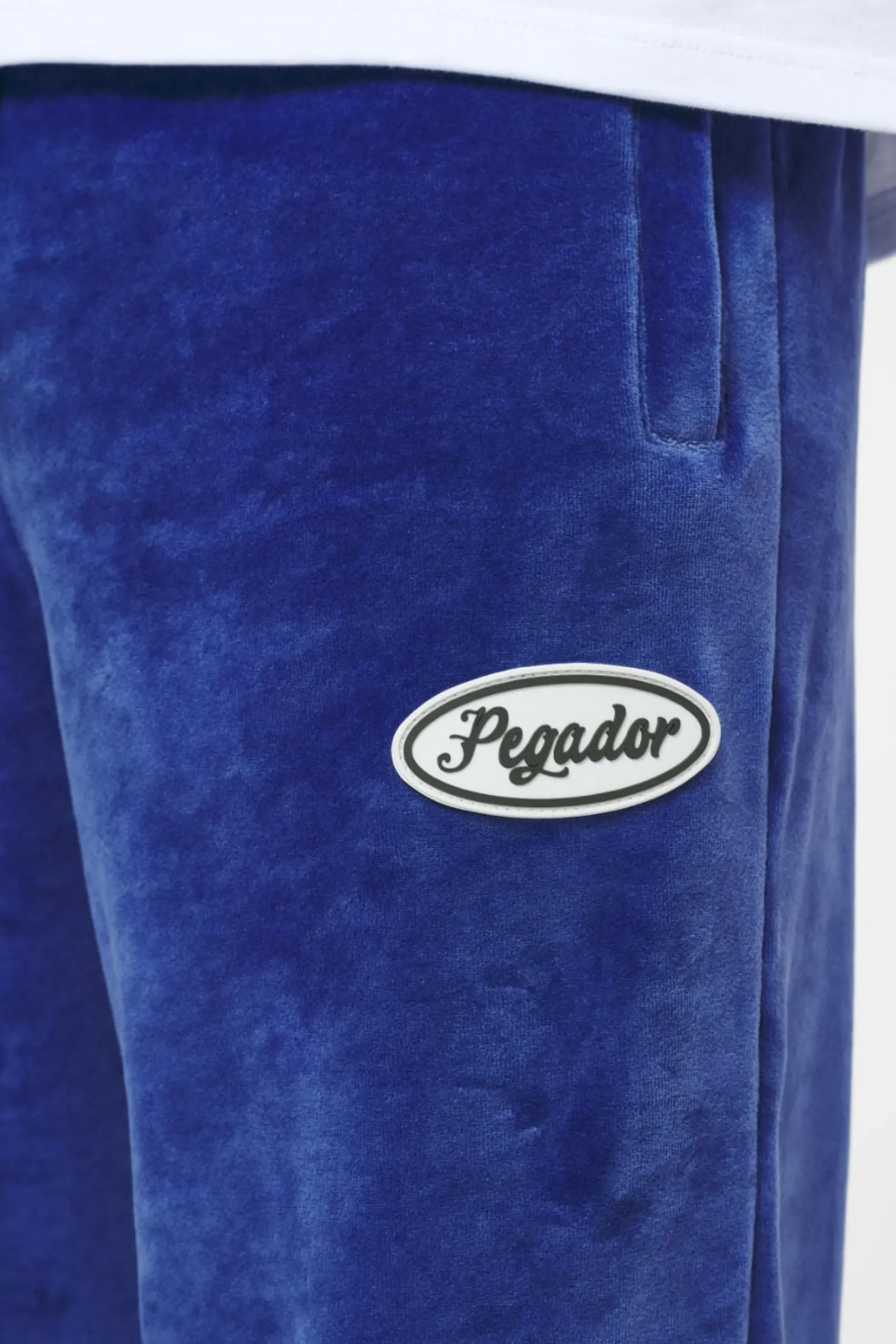 Pegador Pants & Joggers|Weaver Oversized Velour Pants Magic Violet