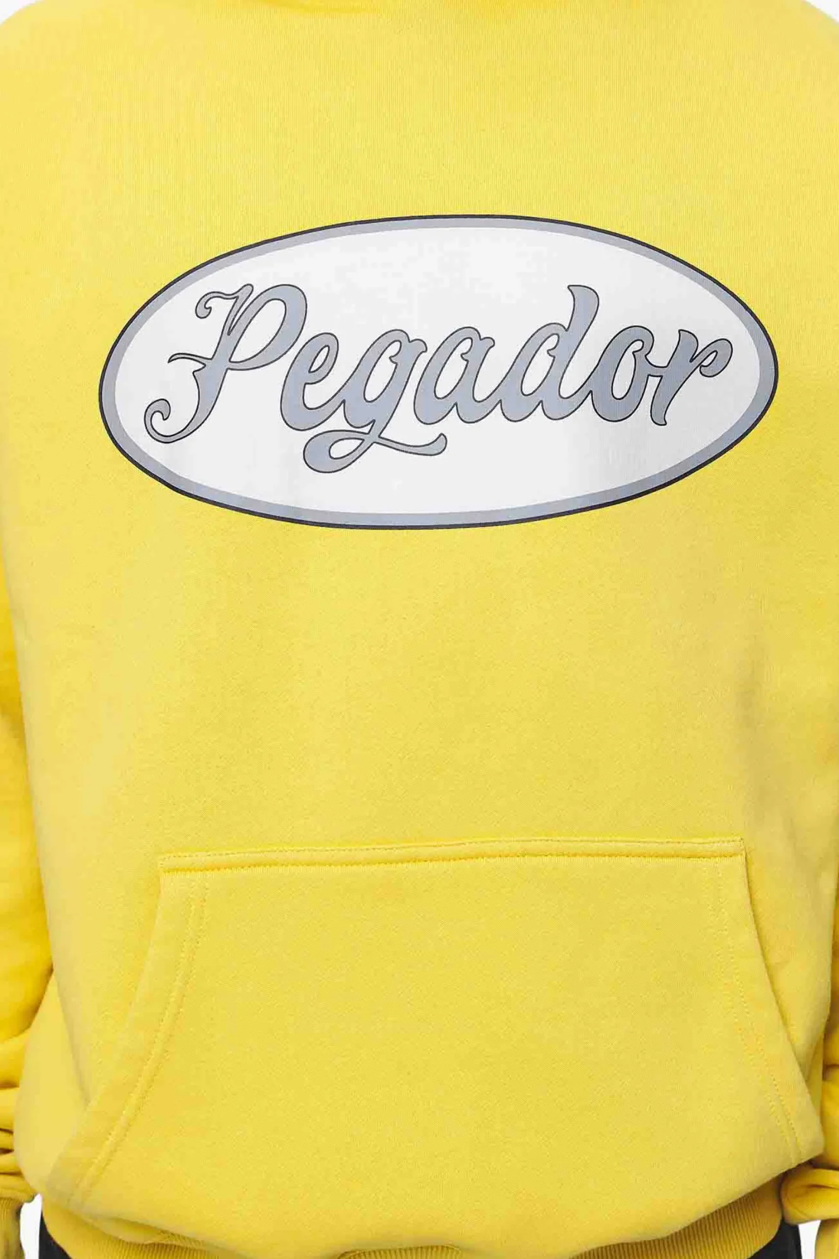 Pegador Hoodies|West Oversized Hoodie Vintage Washed Solar Yellow