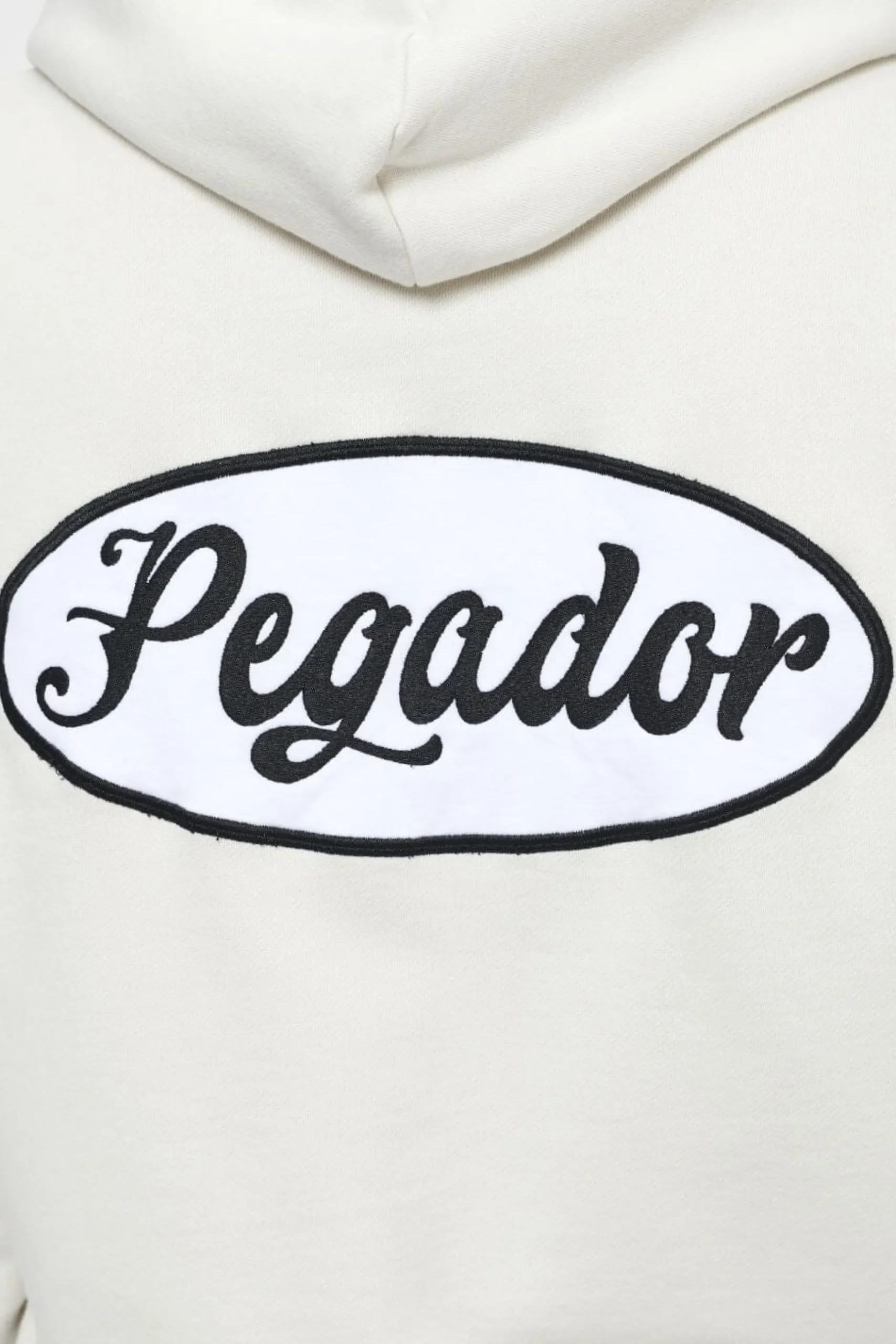 Pegador Hoodies|Zip Hoodies|West Oversized Sweat Jacket Vintage Washed Angels Cream