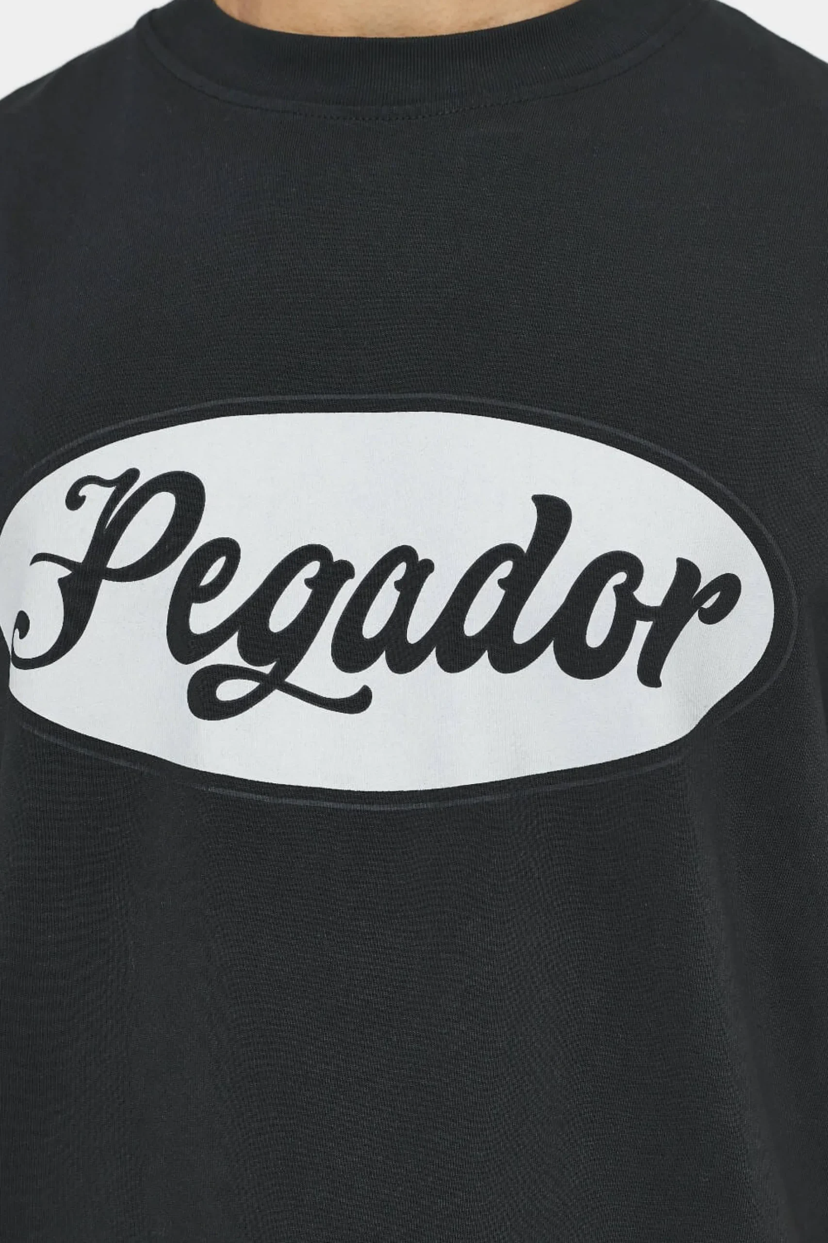 Pegador Tees|West Oversized Tee Vintage Washed Black Ink