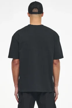 Pegador Tees|West Oversized Tee Vintage Washed Black Ink
