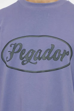 Pegador Tees|West Oversized Tee Vintage Washed Magic Violet