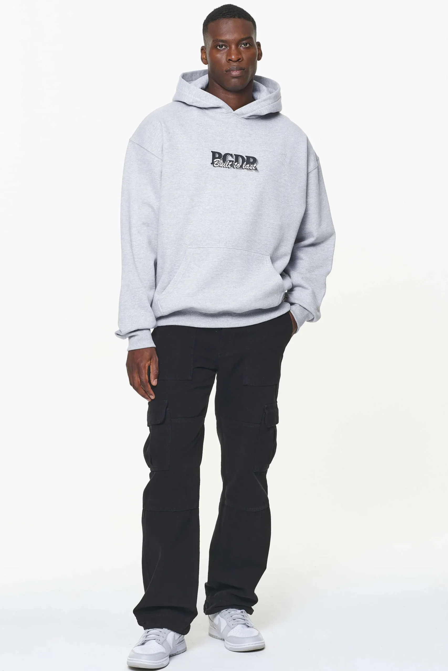 Pegador Hoodies|Whitley Oversized Hoodie Grey Melange