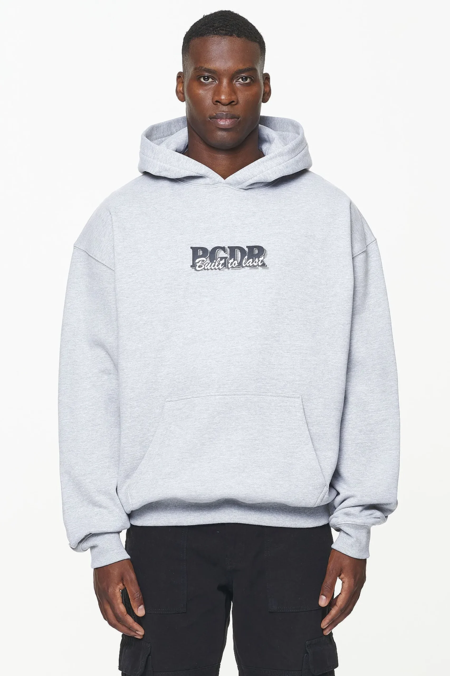 Pegador Hoodies|Whitley Oversized Hoodie Grey Melange