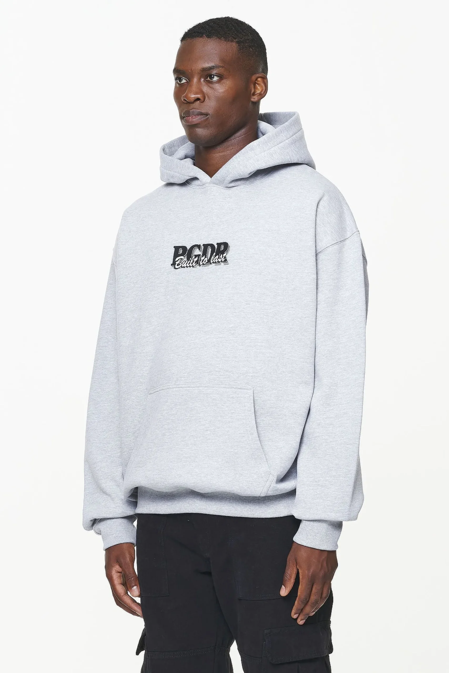 Pegador Hoodies|Whitley Oversized Hoodie Grey Melange