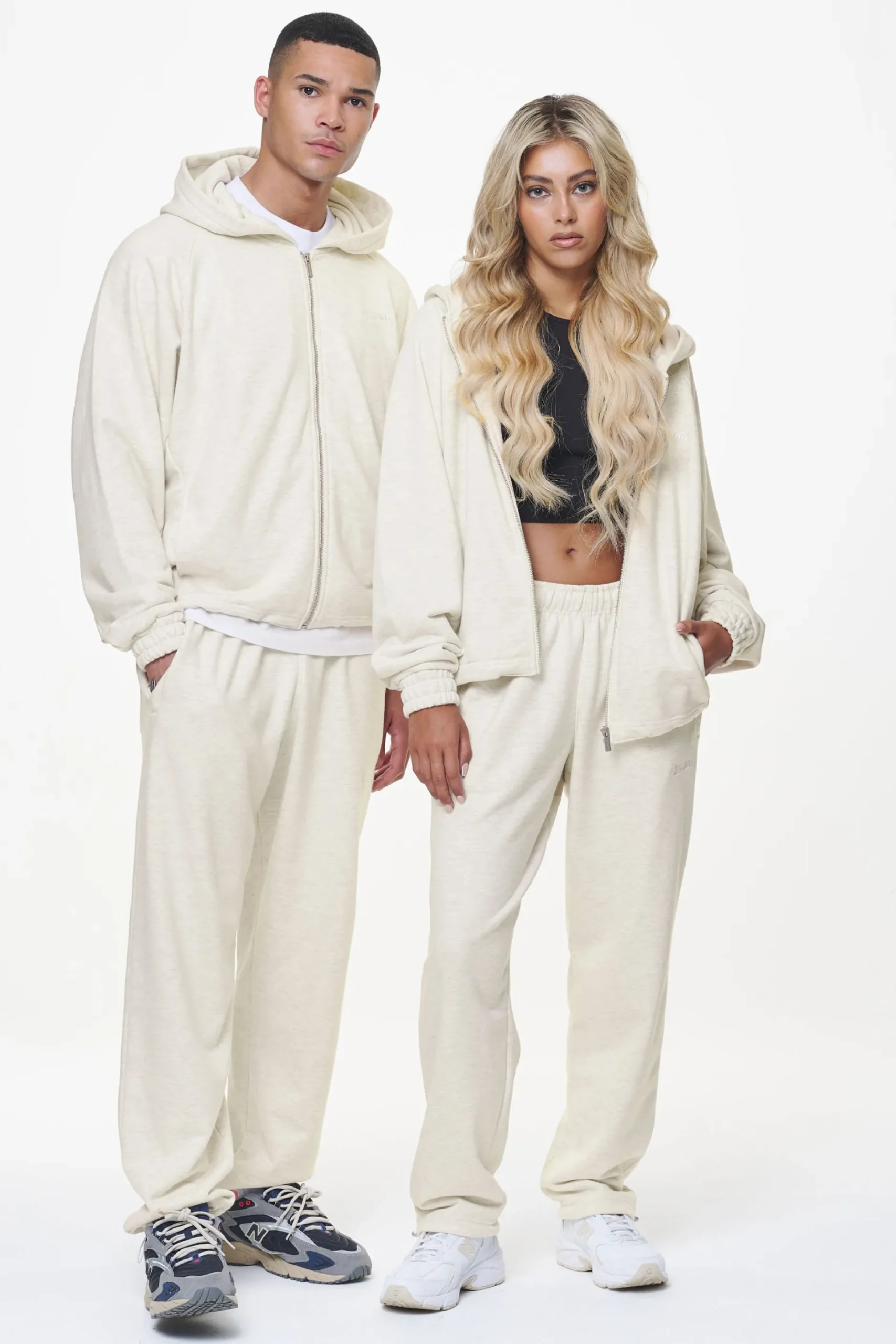 Pegador Pants & Joggers|Winds Terry Heavy Sweat Pants Cream Melange