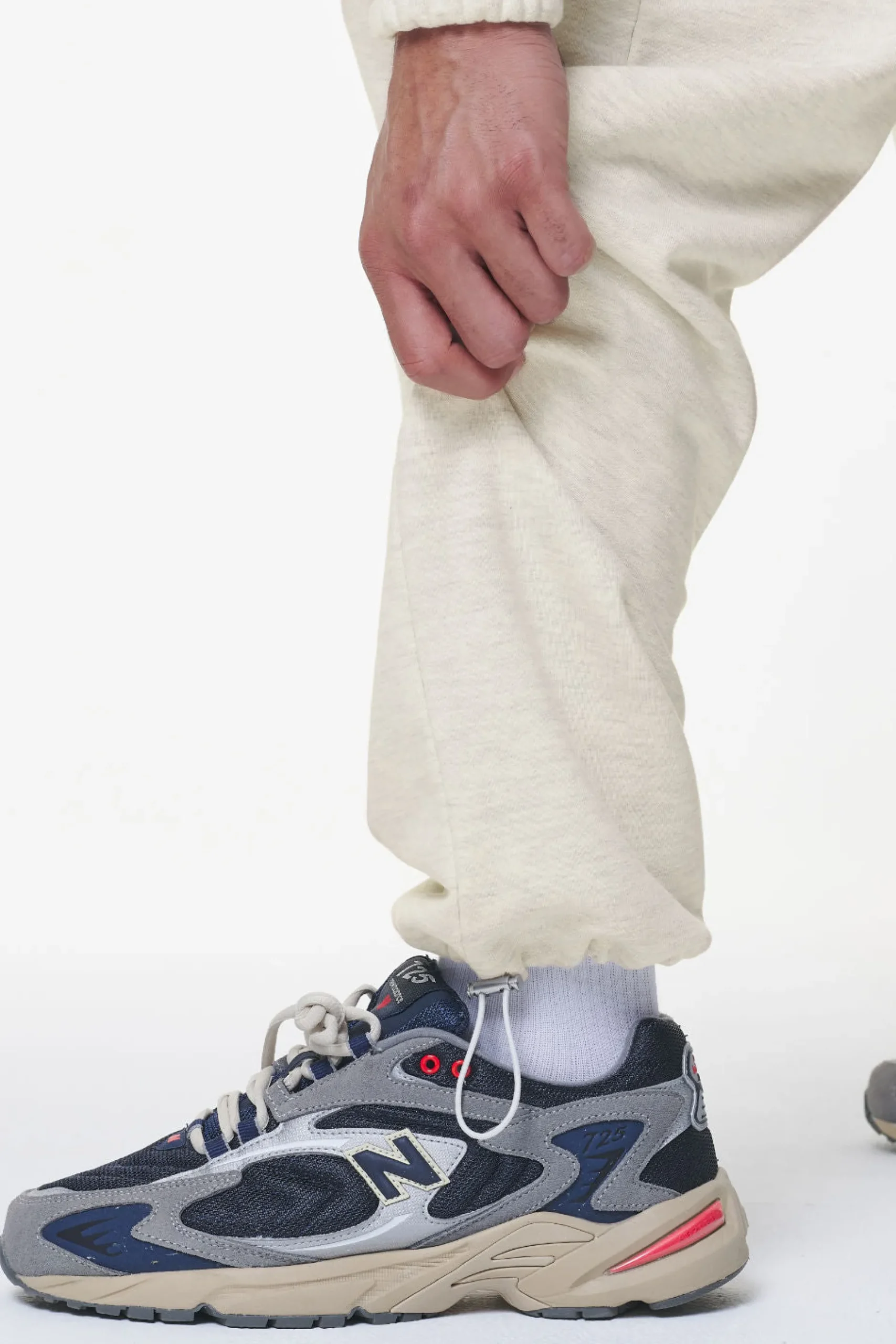 Pegador Pants & Joggers|Winds Terry Heavy Sweat Pants Cream Melange