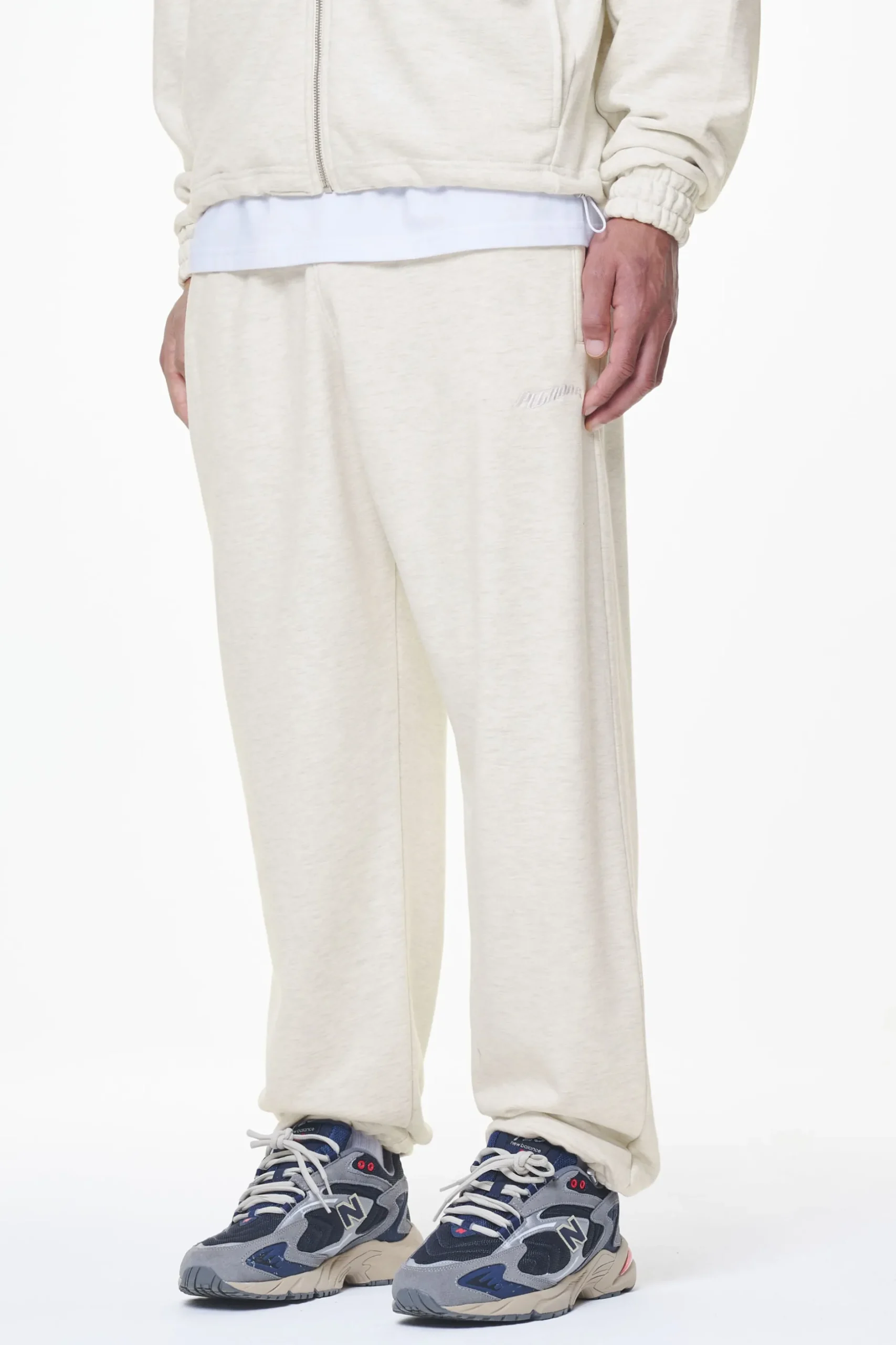 Pegador Pants & Joggers|Winds Terry Heavy Sweat Pants Cream Melange