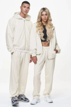 Pegador Pants & Joggers|Winds Terry Heavy Sweat Pants Cream Melange