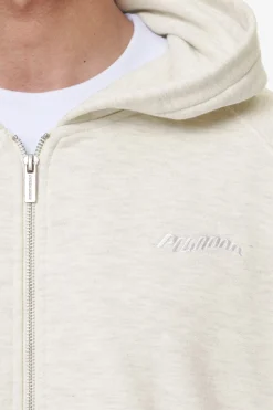 Pegador Hoodies|Zip Hoodies|Winds Terry Raglan Sweat Jacket Cream Melange