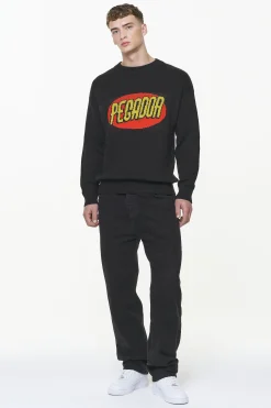 Pegador Sweaters|Knitwear|Winser Knit Sweater Onyx Black