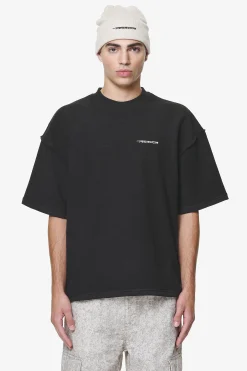Pegador Tees|Wintor Inside Out Boxy Tee Black