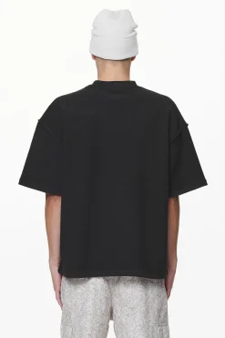 Pegador Tees|Wintor Inside Out Boxy Tee Black