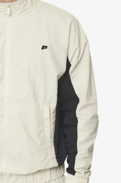 Pegador Track Jackets|Wolsey Track Jacket Salty Cream Black