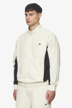Pegador Track Jackets|Wolsey Track Jacket Salty Cream Black