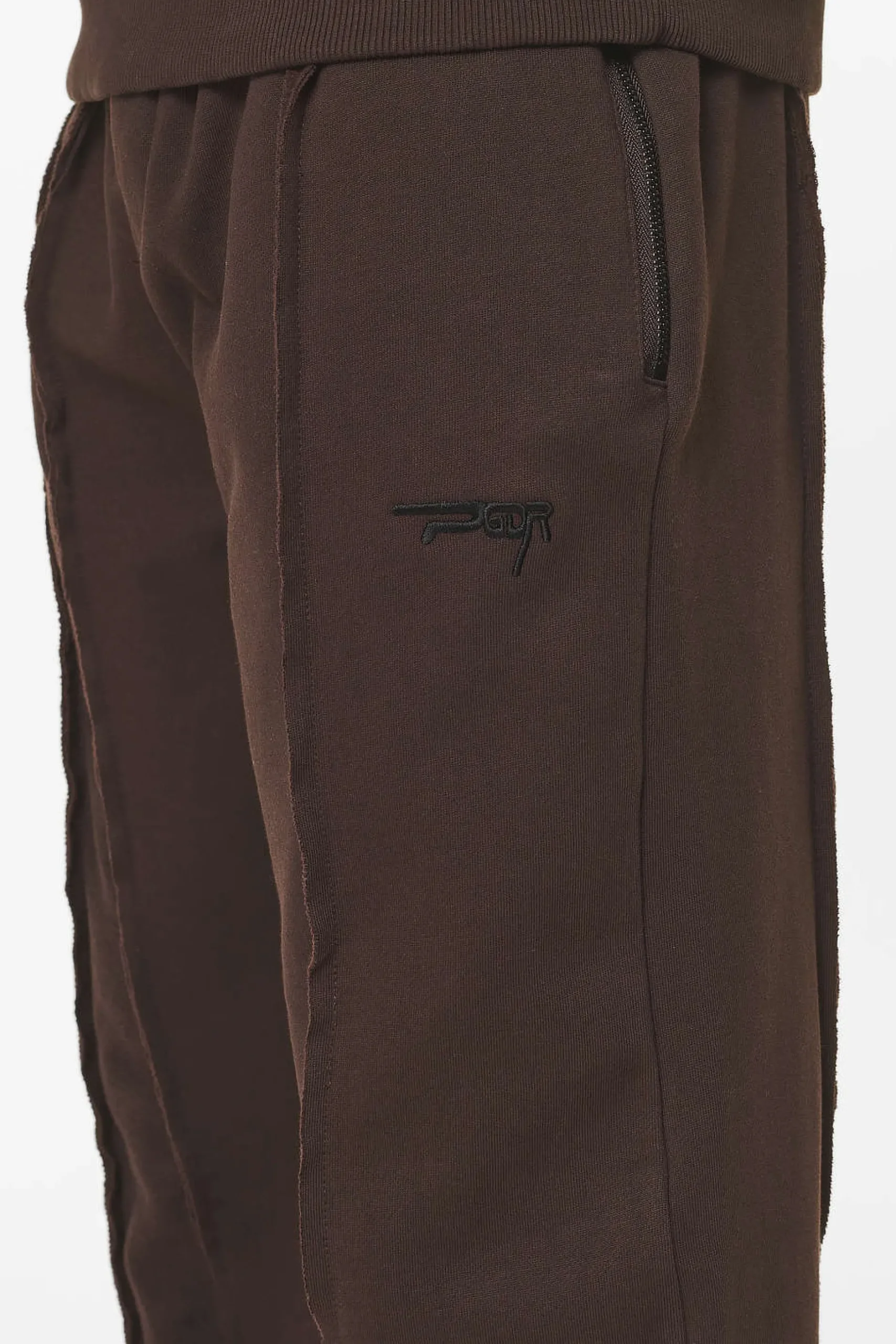 Pegador Pants & Joggers|Wyso Inside Out Terry Sweat Pants Washed Oak Brown