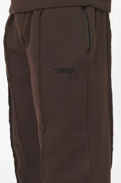 Pegador Pants & Joggers|Wyso Inside Out Terry Sweat Pants Washed Oak Brown
