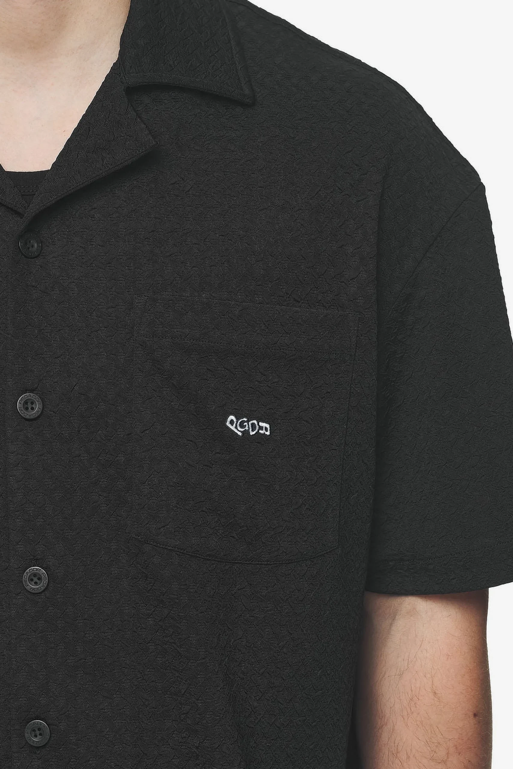 Pegador Shirts|Wyton Structured Summer Shirt Black