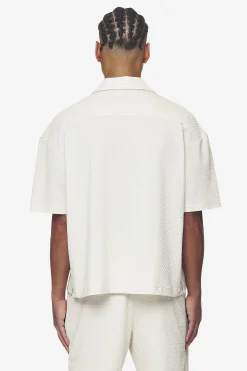 Pegador Shirts|Wyton Structured Summer Shirt Salty cream