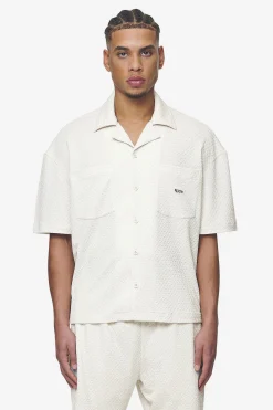 Pegador Shirts|Wyton Structured Summer Shirt Salty cream