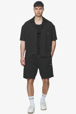 Pegador Shorts|Wyton Structured Summer Shorts Black