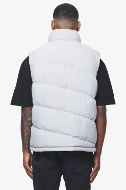 Pegador Vests|Yale Puffer Vest Dusk Grey