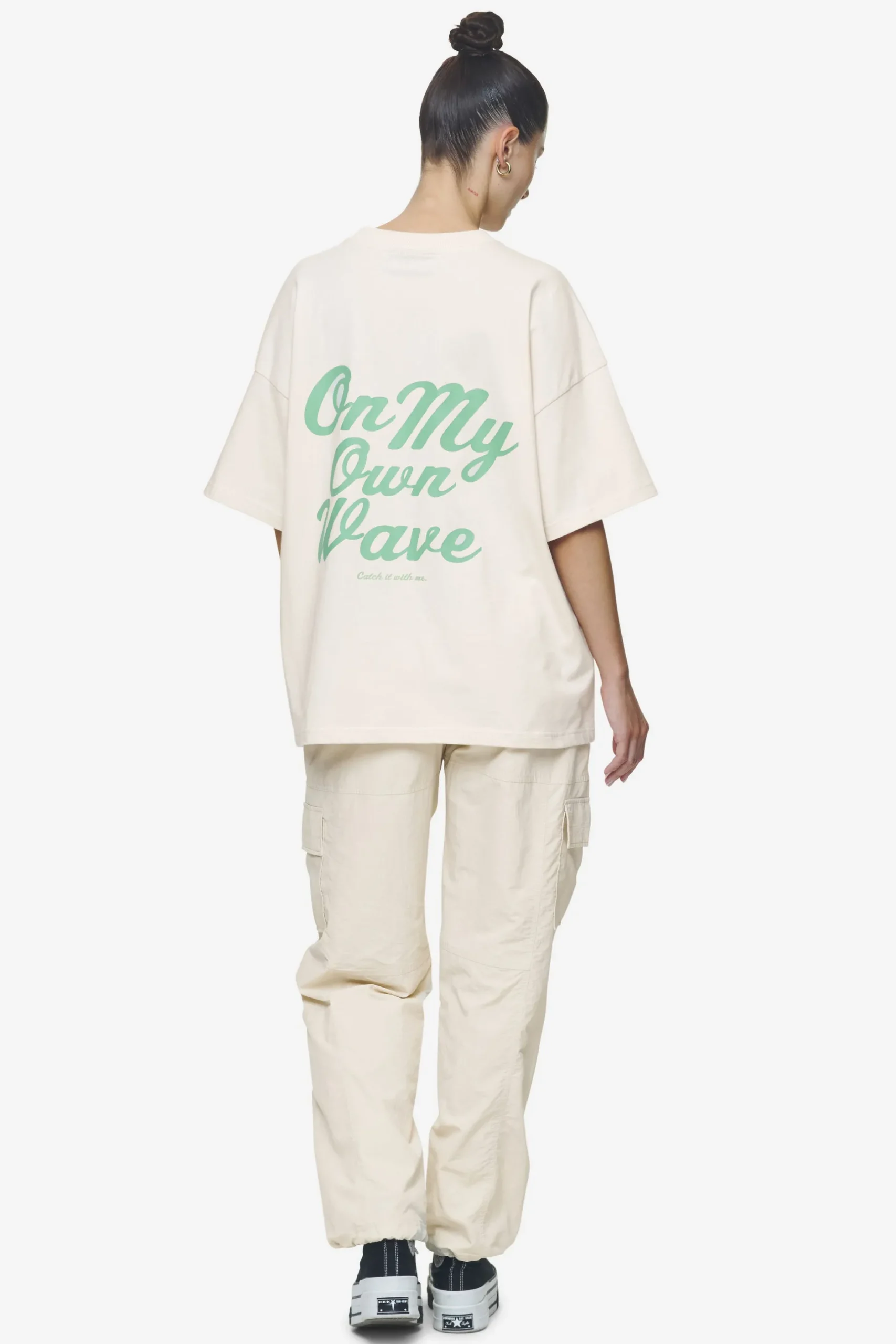 Pegador Tees|Yebra Heavy Oversized Tee Washed coast sand