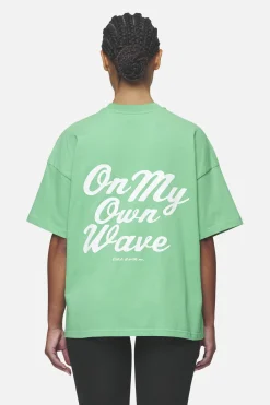 Pegador Tees|Yebra Heavy Oversized Tee Washed peppermint green