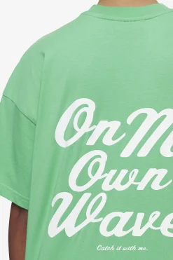 Pegador Tees|Yebra Heavy Oversized Tee Washed peppermint green