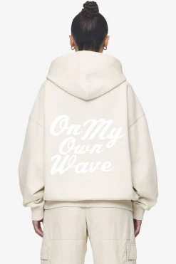 Pegador Hoodies|Yebra Oversized Hoodie Washed Coast Sand