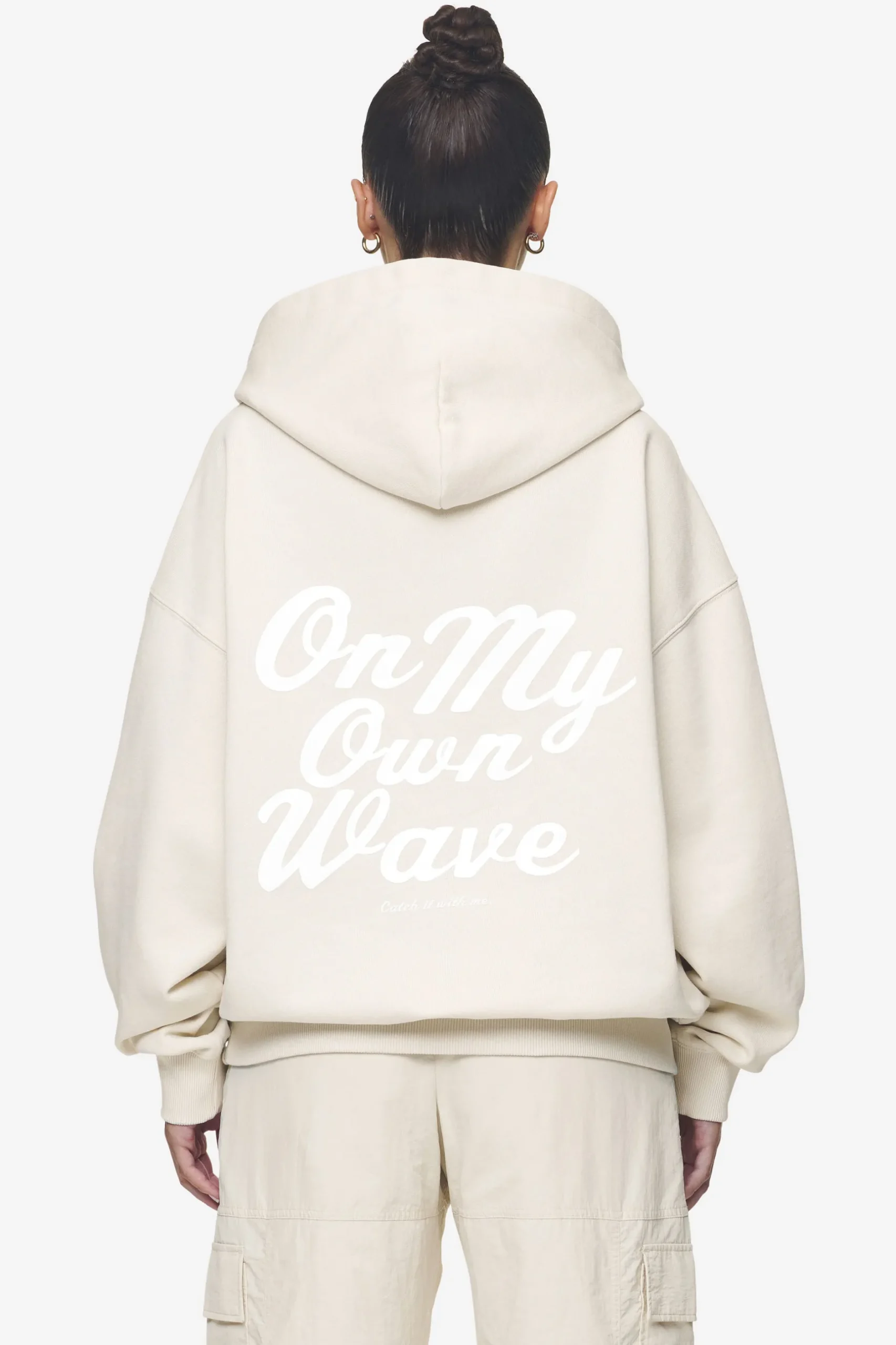 Pegador Hoodies|Yebra Oversized Hoodie Washed Coast Sand