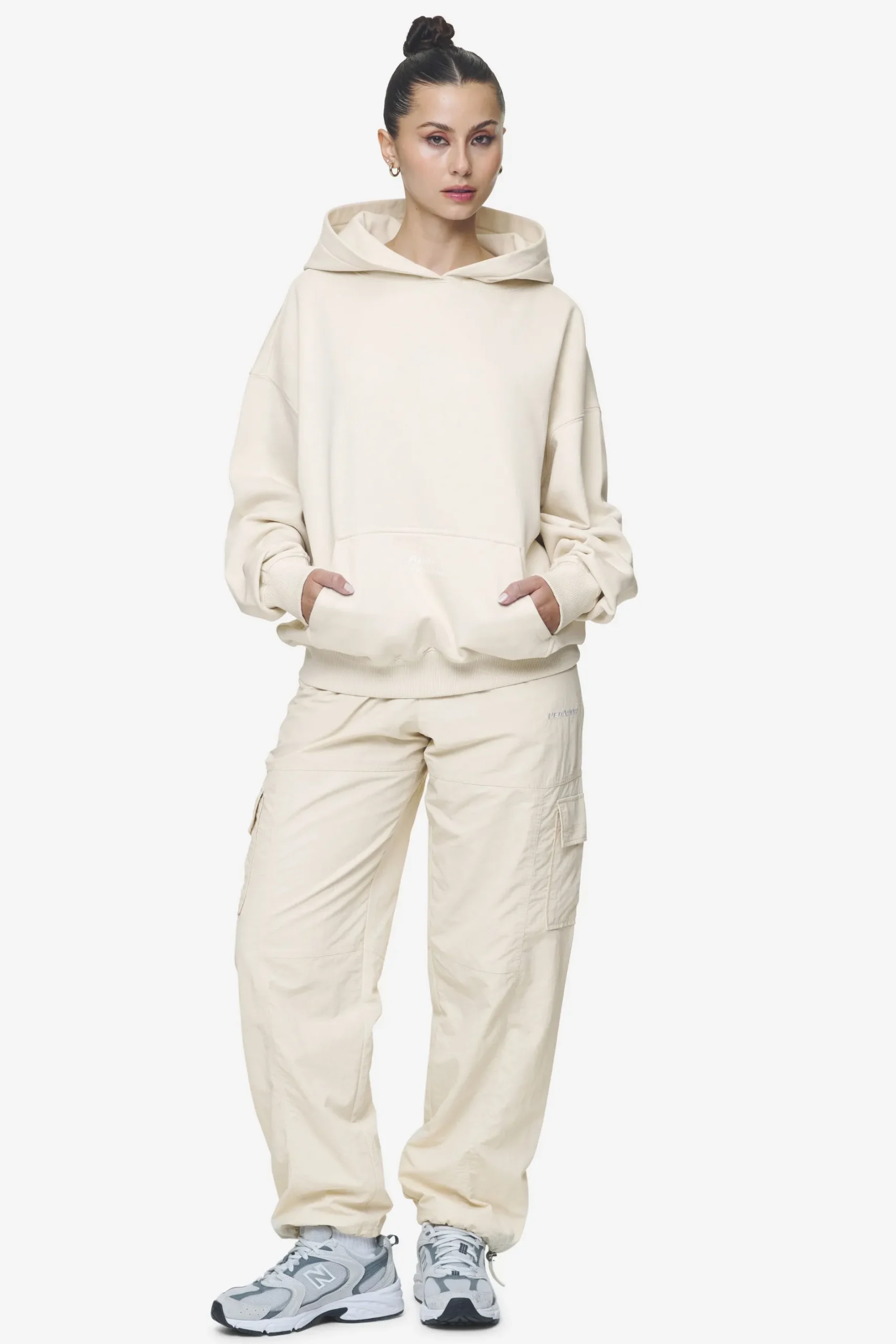 Pegador Hoodies|Yebra Oversized Hoodie Washed Coast Sand