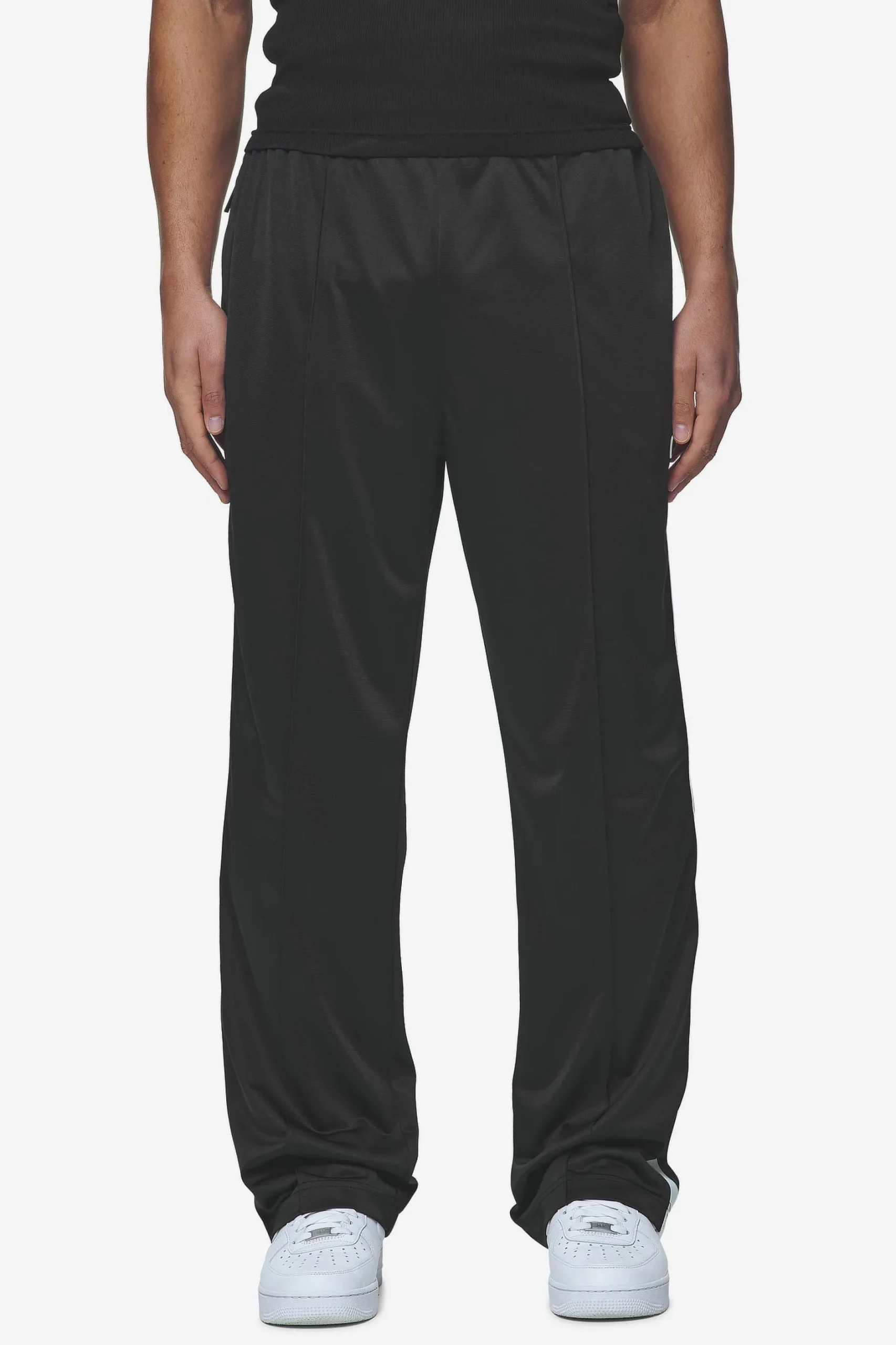 Pegador Pants & Joggers|Zeno Track Pants Black Baby Blue