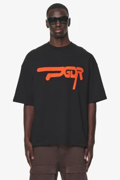 Pegador Tees|Zero Boxy Tee Black
