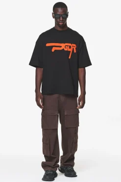 Pegador Tees|Zero Boxy Tee Black
