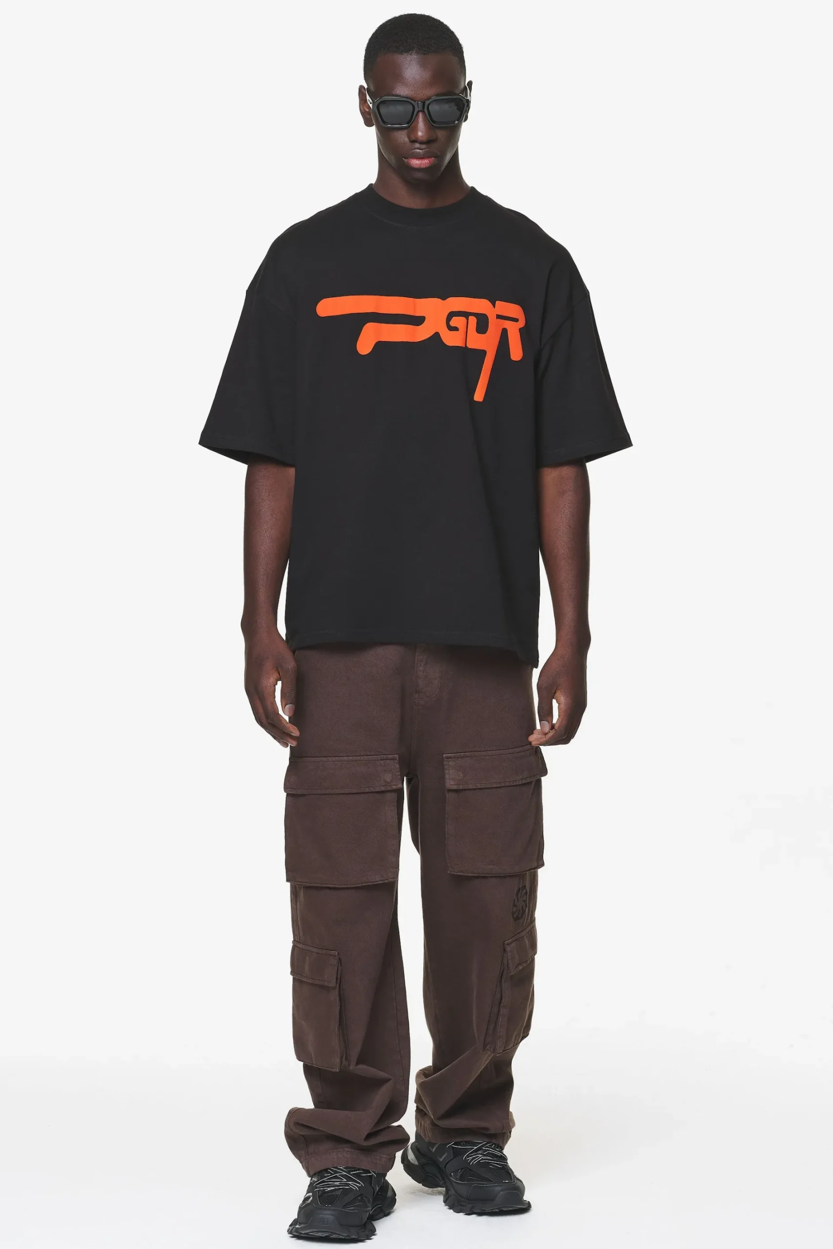 Pegador Tees|Zero Boxy Tee Black