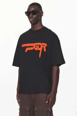 Pegador Tees|Zero Boxy Tee Black