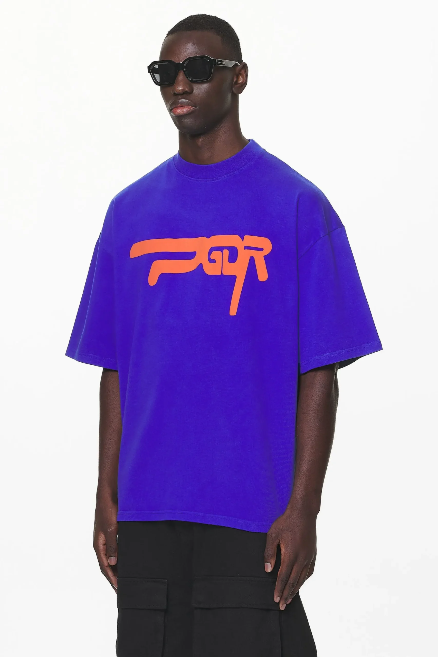 Pegador Tees|Zero Boxy Tee Washed Endless Blue